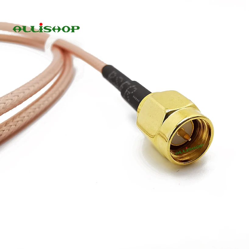 

ALLISHOP SMA jack bulkhead to SMA plug Connector RG316 30cm External WiFi Wireless Antenna Extension Cable