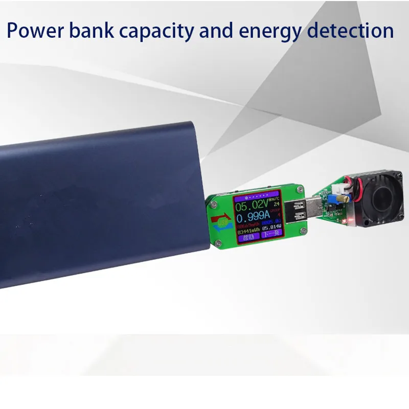 USB тестер QC2.0 измеритель напряжения и силы тока онлайн вольт постоянного быстрое
