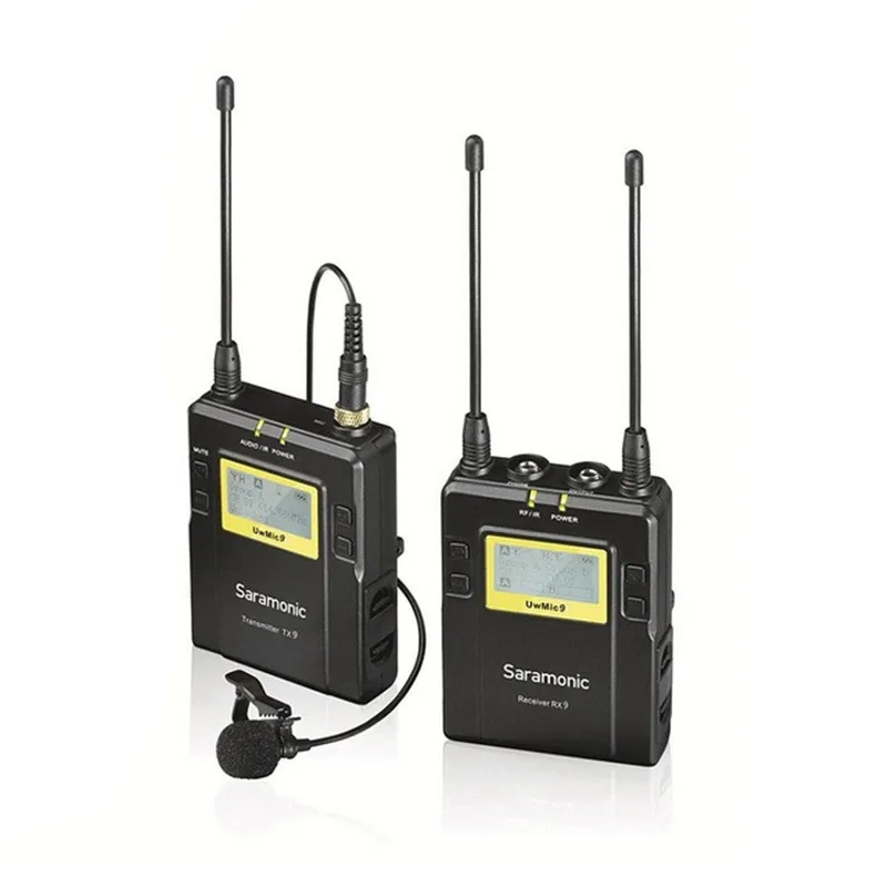 Saramonic UWMIC9 вещания UHF камера Беспроводные ПЕТЛИЧНЫЕ микрофонные системы