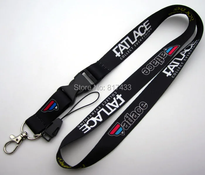 10 шт. JDM Stance hellaflush fatlace ILL illest Lanyard телефон шейный ремешок брелок 3 цвета - Название цвета: fatlace black