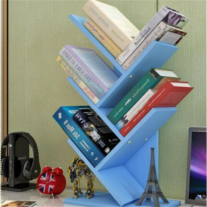 60*31*17 см современная настольная книжная полка четыре слоя офисный книжный шкаф деревянная детская спальня Bookrack
