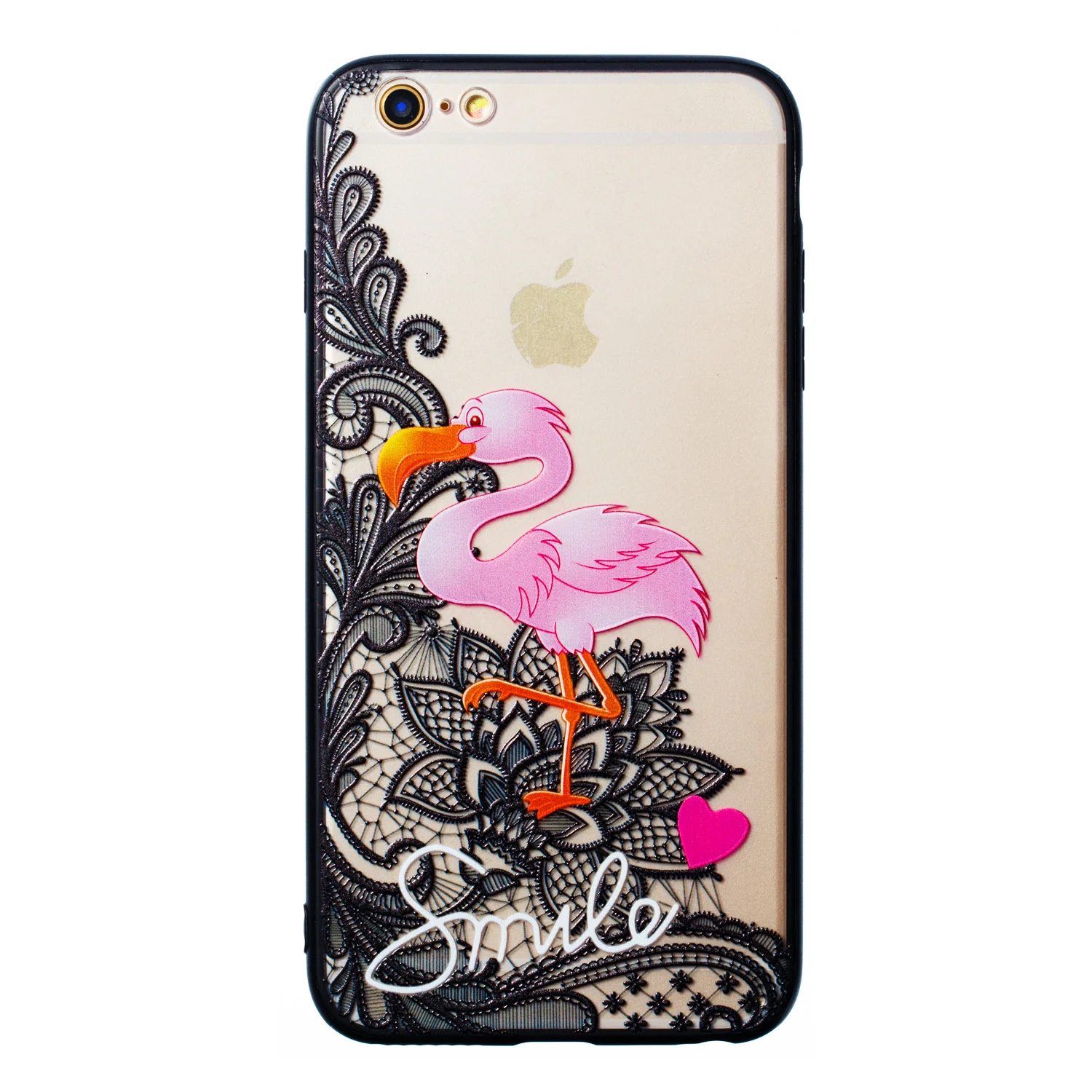 Тиснением пластичный чехол из термополиуретана силикона для Apple iPhone 6 Чехол 6S Plus +