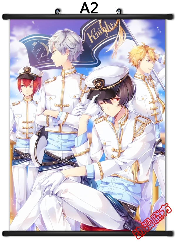 Японское аниме ансамбль звезды Akehoshi Subaru& Hidaka Hokuto& Yuuki Makoto домашний Декор стены прокрутки Декоративные плакаты с картинками