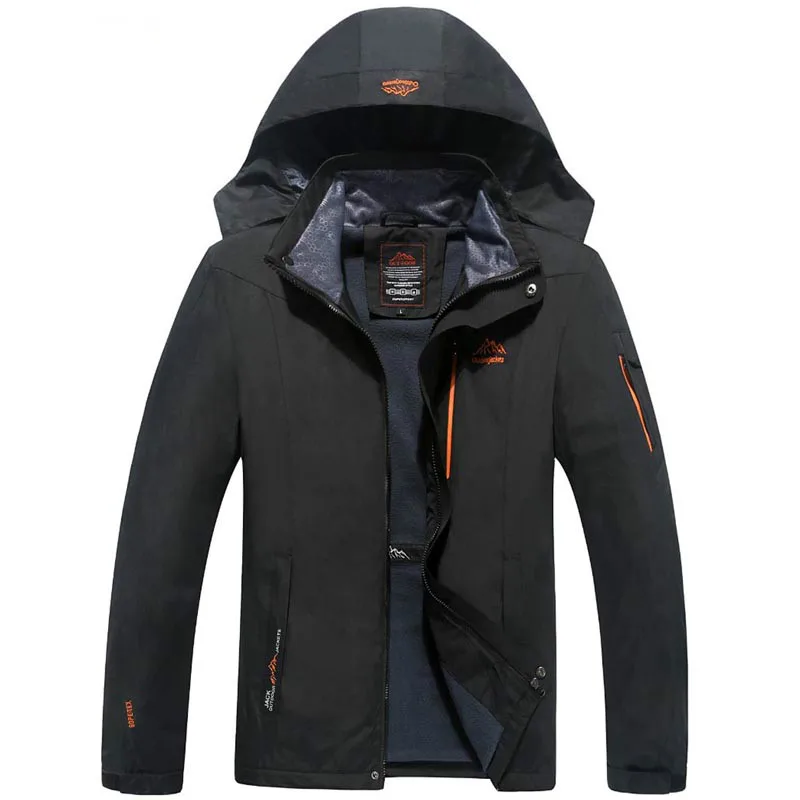 

TANG Male Jacket Spring Autumn Quality Brand Waterproof Windproof Jacket Coat Tourism Mountain Jacket Men Size 6XL 7XL 8XL