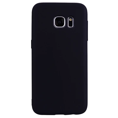 F Candy Color Phone Case For Coque Samsung Galaxy S7 Soft Silicon TPU Back Cover For Etui Samsung S7 S 7 7S Back Cover - Цвет: F