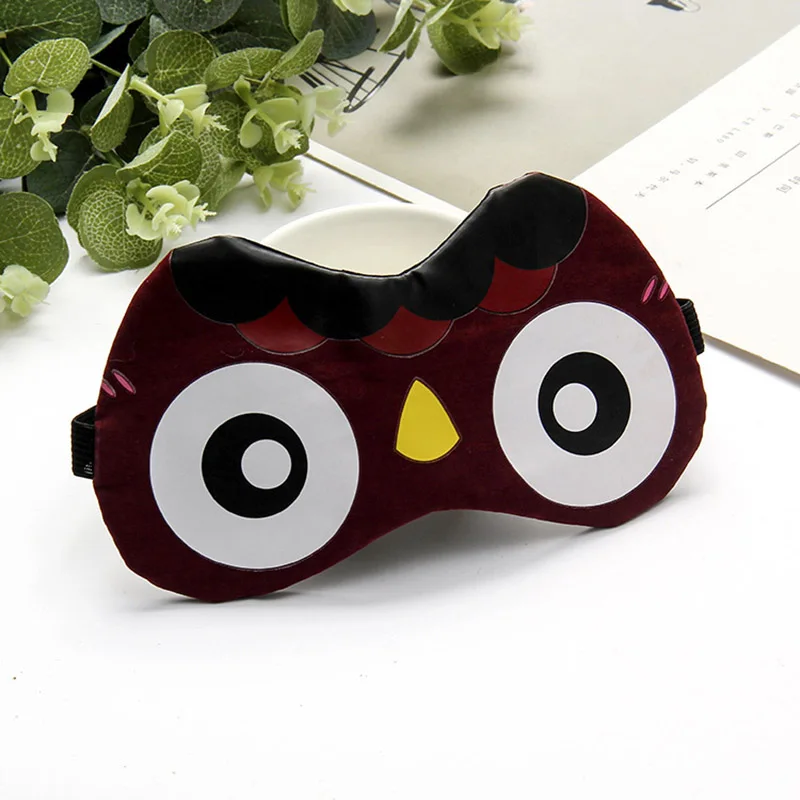3 Забавная маска для глаз с обезьяной, маска для век с милым мультяшным тигром и животными, маска для сна, маска для глаз для путешествий, расслабляющая повязка на глаза, Вечерние Маски - Цвет: 3