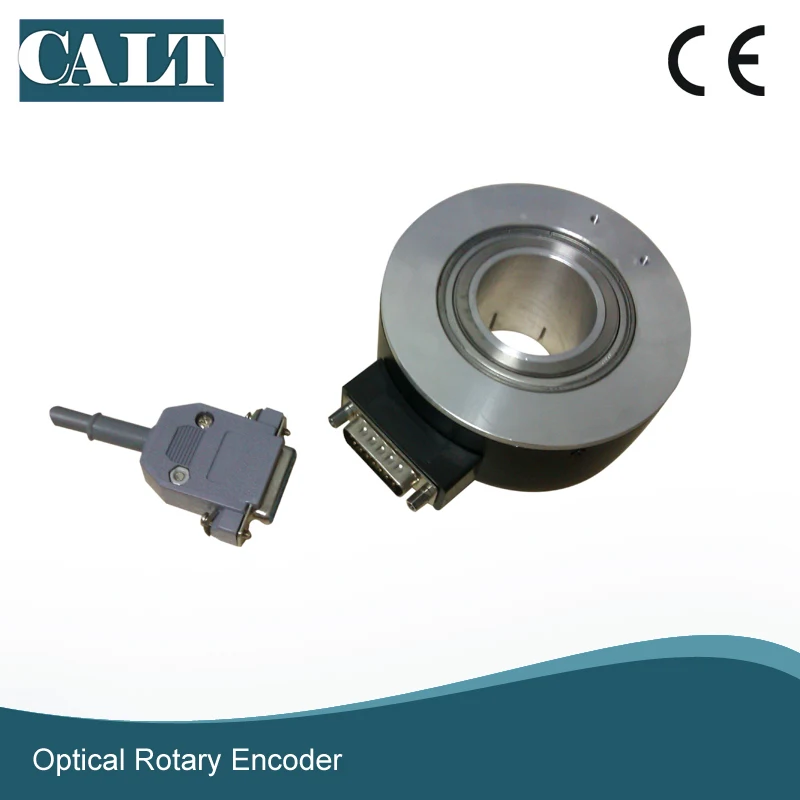 CALT GHH90-40mm voltage output large hollow encoder with PC socket side rotary encoder Used in automatic control calt ghs4006 series pulse reading mechanical rotary encoder 40mm size npn linear encoder sensor