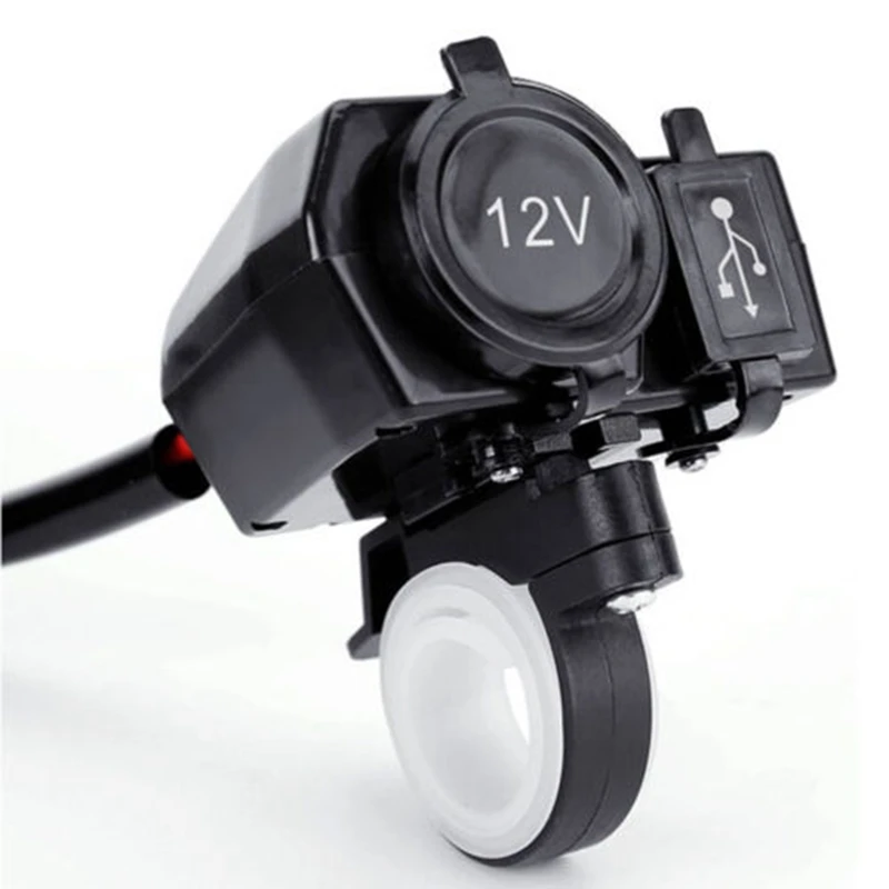 12V 2.1A USB водонепроницаемый разъем питания прикуриватель для автомобиля лодки