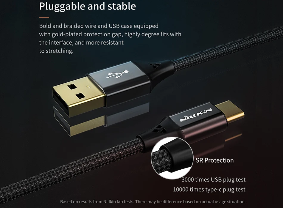 NILLKIN type-C usb кабель type c 5a/40 Вт для huawei для oppo для samsung S10/S10 Plus/S10e/S9 для Xiaomi mi 8 mi 9 Быстрый нейлон