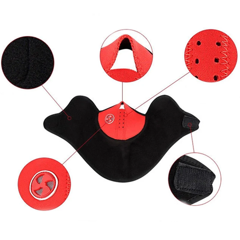 Распродажа велосипедная теплая маска полумаска защита от капота катание на