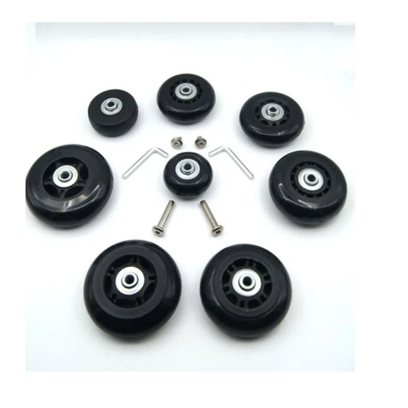 бесплатная доставка багажа замена 80мм конька колеса с шариковыми подшипниками 3