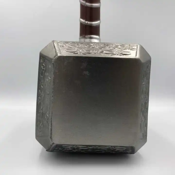 44 см, искусственная кожа, молот Тора, 1:1, Громовой молот, фигурка Тора, модель оружия, косплей, детский подарок, кино, ролевые игры, безопасные игрушечные