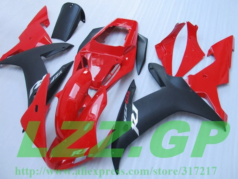 

ABS Injection Fairing kit for YZF R1 2002 2003 YZF1000 YAMAHA YZFR1 02 03 YZF-R1 02-03 LZZ.GP red black fairings