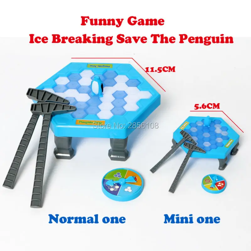 Ледоколы сохранить пингвина большая семейная забавная игра стук льда блок стены