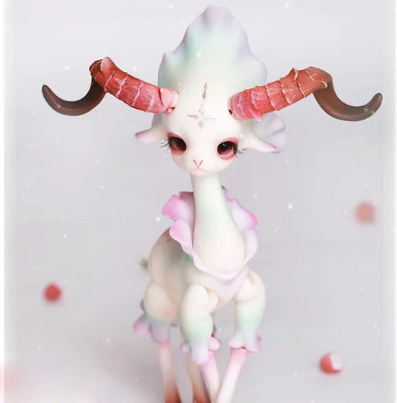 1/8 масштаб Обнаженная BJD эльф овца SD шарнирная кукла модельная фигурка из смолы игрушка подарок, не включает в себя одежду, обувь, парик и другие аксессуары D2610