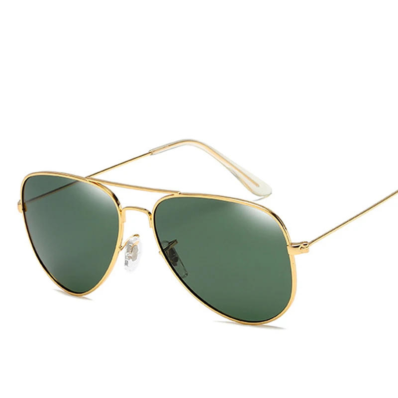 Gold frame G15green KINGSEVEN Классическая Мода Поляризованных Солнцезащитных Очков Мужчины/Женщины Красочные Отражающее Покрытие Объектива Очки Аксессуары Солнцезащитные Очки 3026 - Цвет линз: Gold frame G15green
