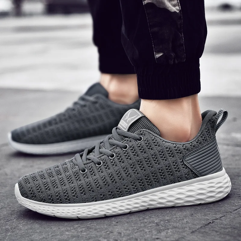 Brand 2021 New Breathable Comfortable Mesh Men Shoes Casual Lightweight Walking Male Sneakers Tenis Feminino Running Footwear 2a |