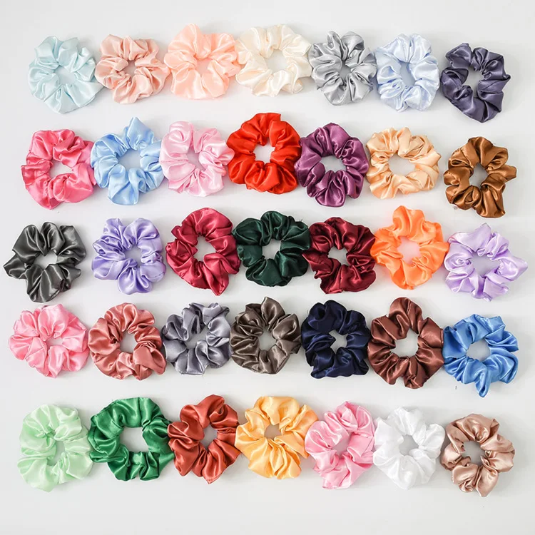 Best Value and Cheap Hair Ring Pin Suit Bands Small Adorn Article Girls pure color hair rings adorn beautiful women's |