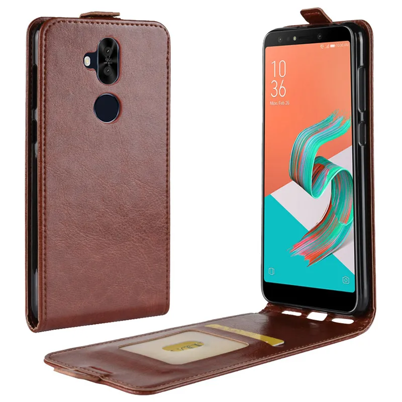 Чехол для Asus Zenfone 5 Lite ZC600KL оригинальный кожаный чехол защитный ZC 600KL X017D флип
