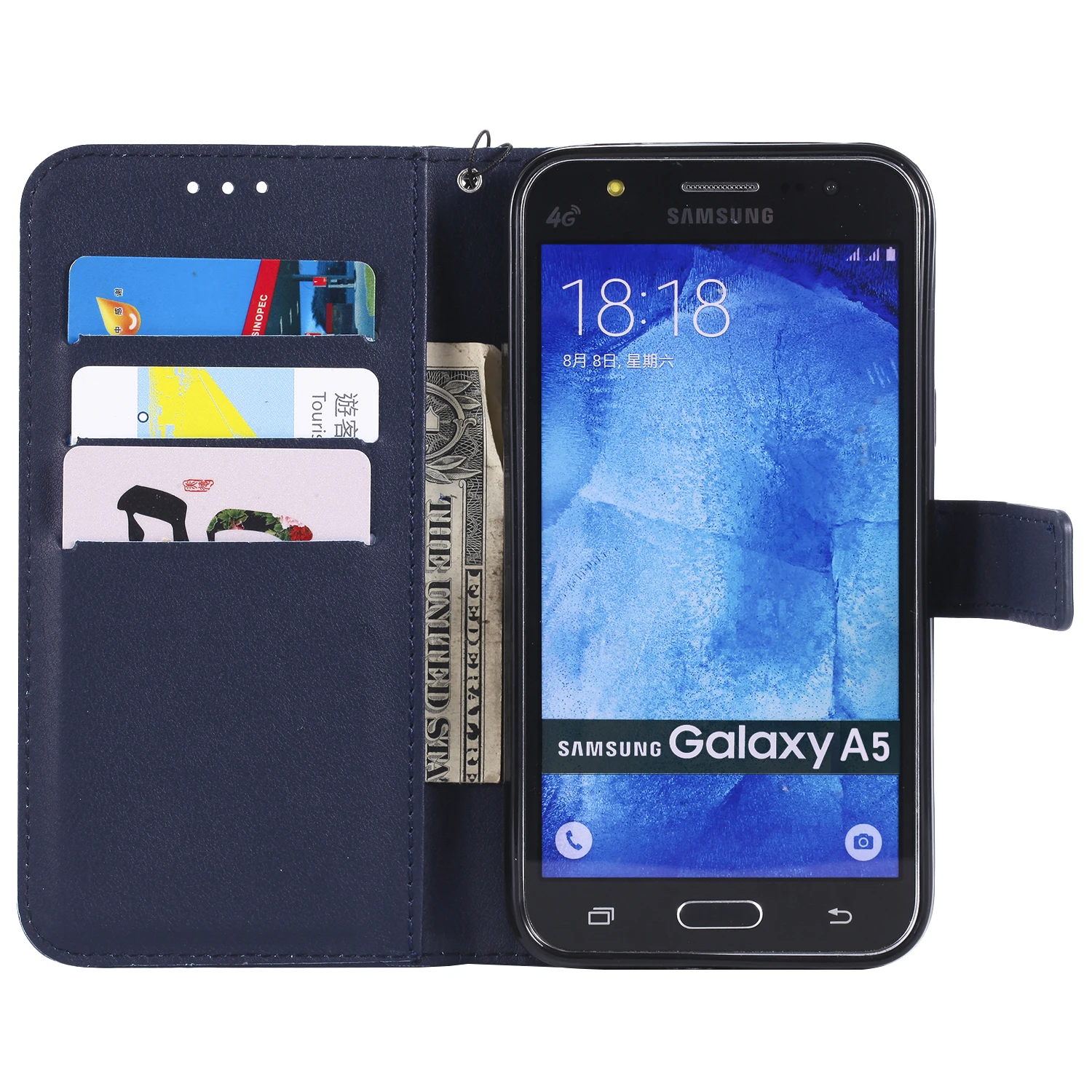 Для Samsung Galaxy A5 2015 A500 A500F A500FU A500H чехол для телефона SM Флип Кожаные
