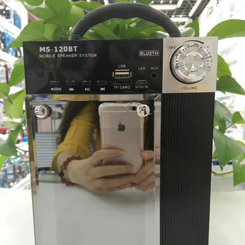 Цифровой MS-120BT Беспроводная Связь Bluetooth Спикер Поддержка SD TF Mp3-плеер USB Fm-радио