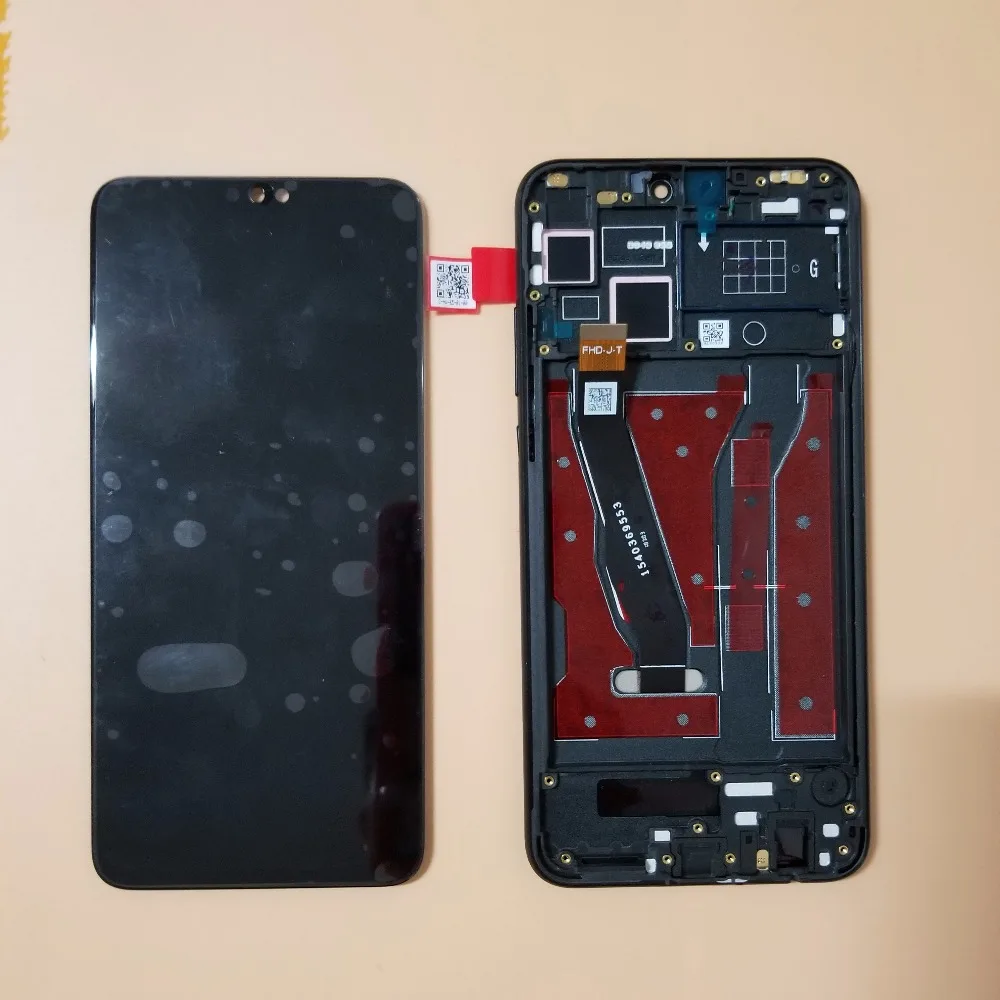 С рамкой 6 5 &quotдля Huawei Honor 8X JSN L21 L42 ЖК дисплей сенсорный экран дигитайзер для