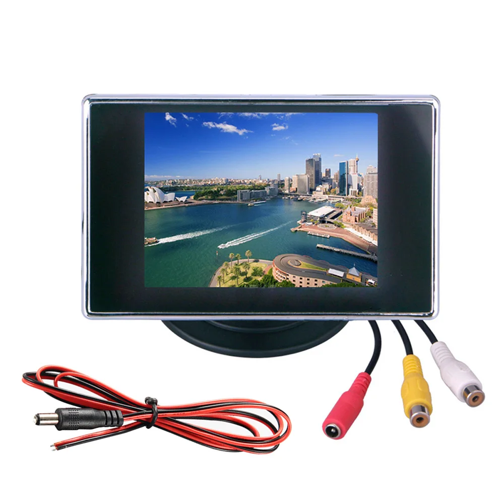 Авто 3 5 &quot2 Way AV вход ТВ дисплей TFT lcd цветной видео экран монитор для резервного