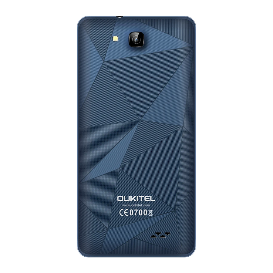 Оригинальный Oukitel C3 мобильный телефон 5 0 дюйма 1280x720 Android 6 mt6580 четыре ядра 1 3 ГГц 5.0MP