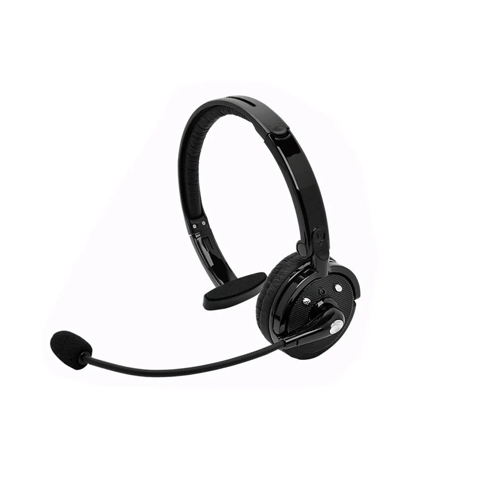 Накладные моно наушники беспроводные Bluetooth наушники водителя грузовика гарнитура с шумоподавлением с микрофоном для ПК PS3 игровой телефон