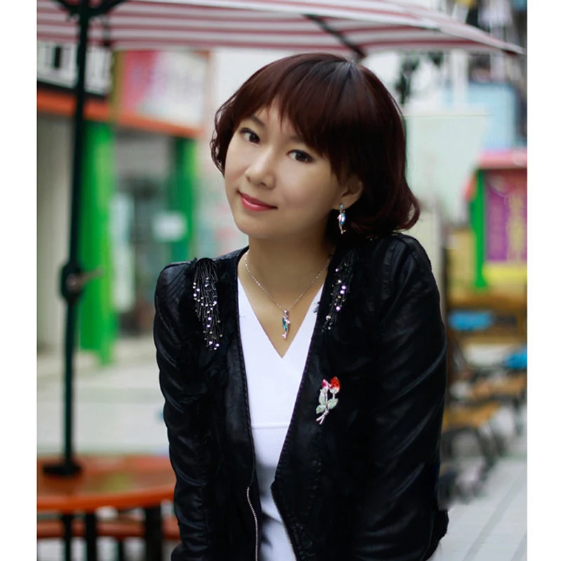 Ожерелье с подвеской в виде дельфина со змеиным кристаллом медная цепочка