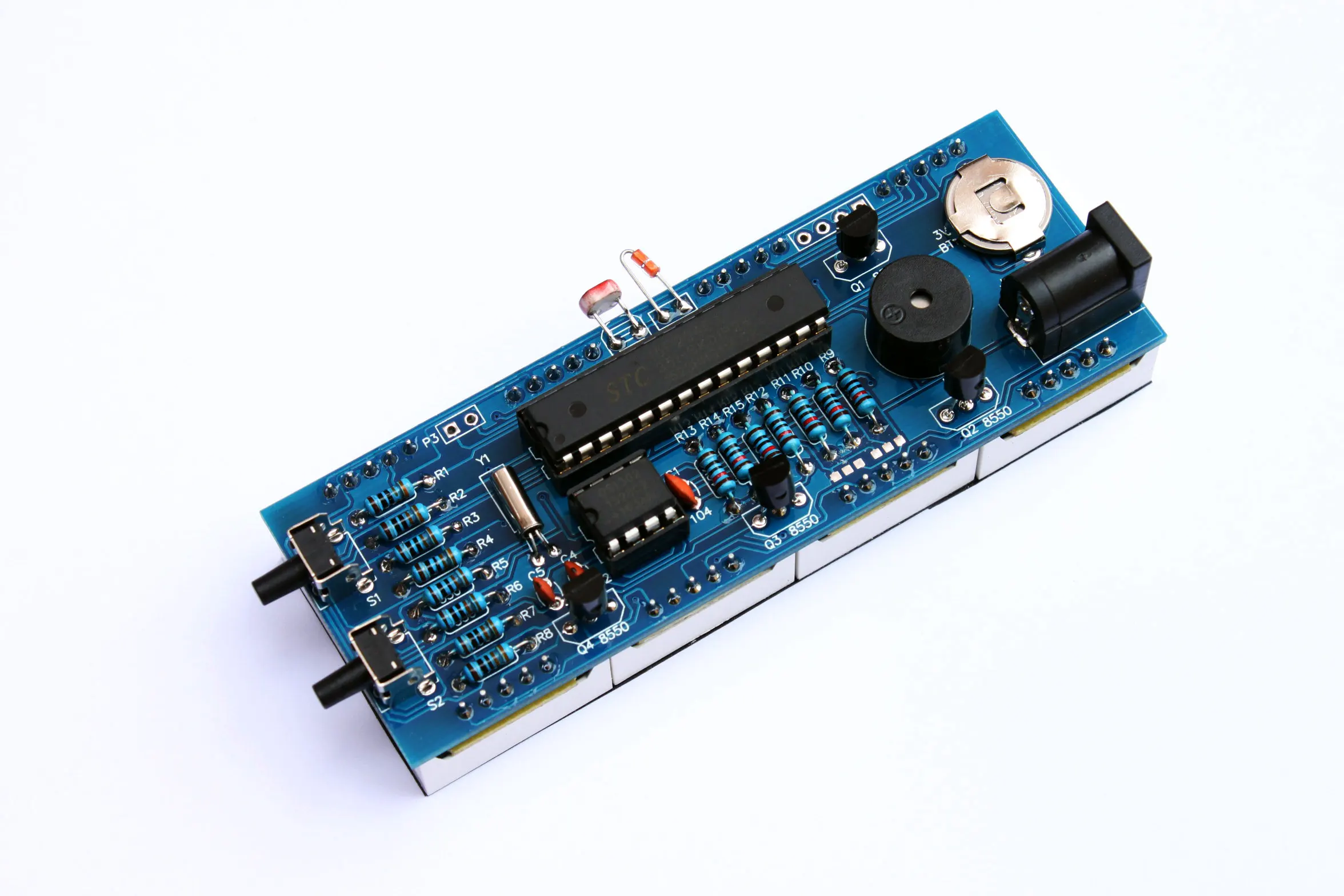 Цифровые часы микроконтроллера светодиодный красный цифровой термометр - купить