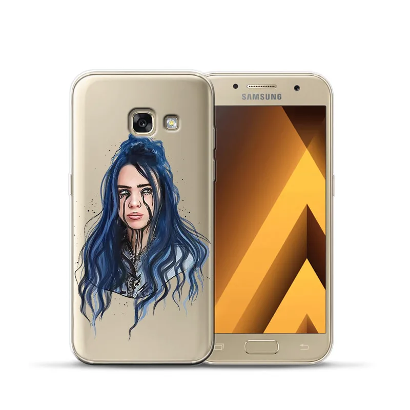 Billie eilish для samsung Galaxy A9 A8 A7 A6 A5 A3 A10 A30 A20 A50 A70 A60 A40 A20E крышка чехол Funda Coque Etui