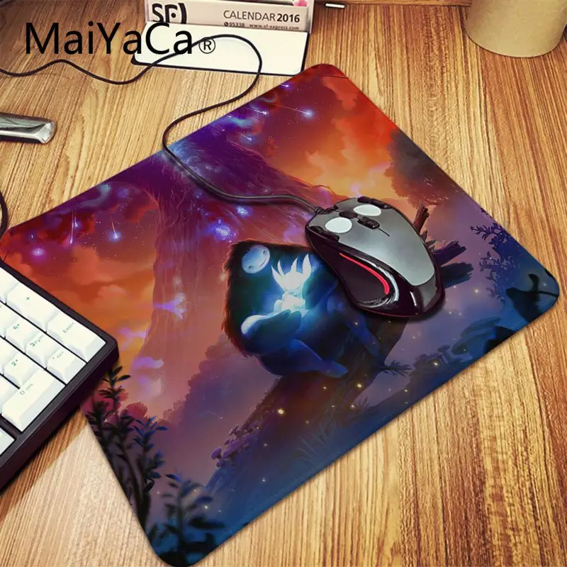 Maiyaca ori и слепой лес АНИМЕ DIY игровой с узором коврик для мыши ноутбук ПК игровой коврик большой коврик для мыши игровой коврик мышь