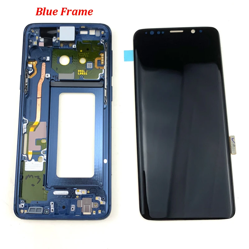 100% тестирование ЖК дисплей s для samsung Galaxy S9 G960 G9600 G960F с рамкой Экран дисплея