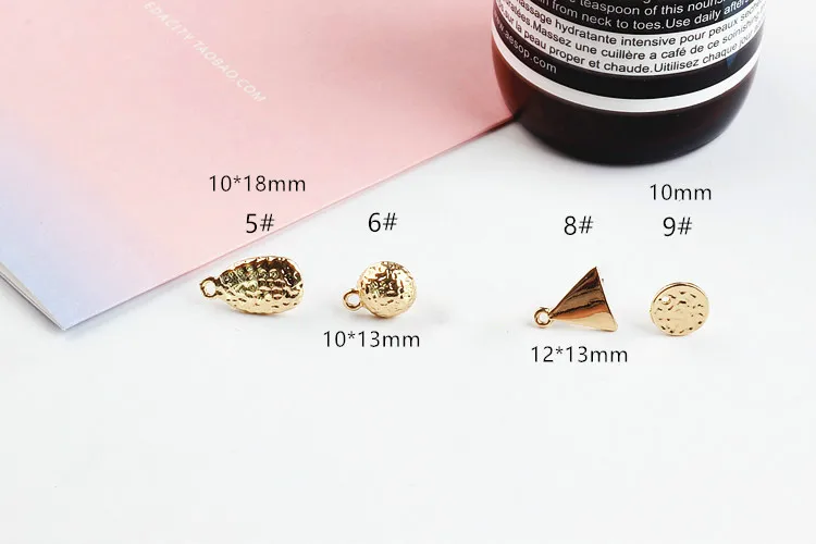DIY alloy jewelry accessories simple pearl triangle hanging clover anti allergy earrings materials | Украшения и аксессуары