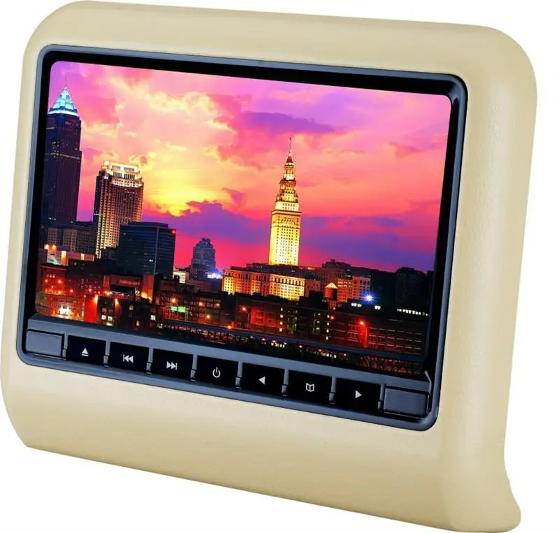 3 Liplasting " ЖК-экран Автомобильный подголовник монитор dvd-плеер USB/SD FM/IR передатчик сенсорная кнопка Встроенный динамик 1 шт - Цвет: 3