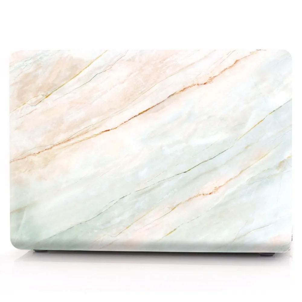 Защитный жесткий чехол с мраморным узором для 11 12 13 15 дюймов Apple Macbook Air Pro Retina Display