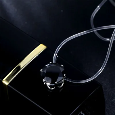 Transparent Fish Line Collier Zircon Choker For Women Pendant On Neck Accessories Women Necklace Jewelry Femme - Окраска металла: 12