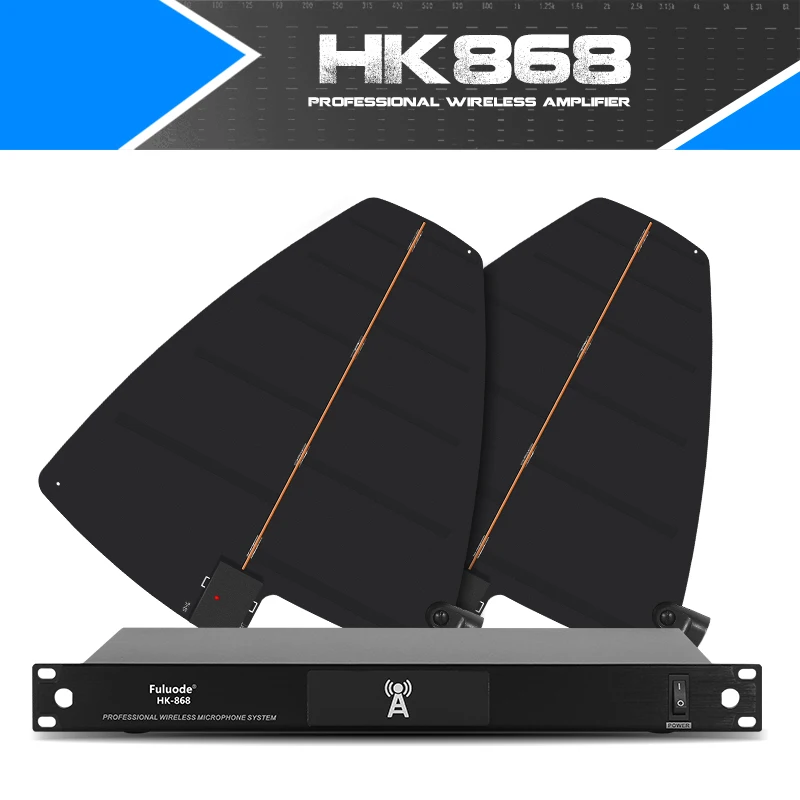 

Fuluode Wireless Microphone Amplifier Antenna Receiving Signal Distance Enhancement 800m Specialized Stage Singing Equipment
