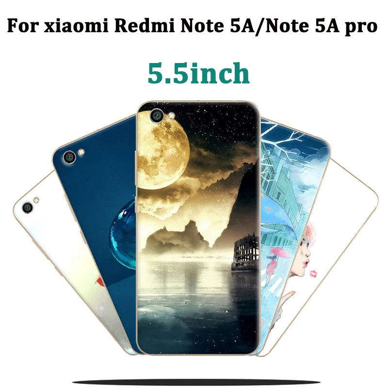 Чехол для xiaomi redmi Note 5A Prime мультяшный Мягкий силиконовый чехол Note5A телефона
