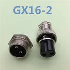 1 комплект GX16 2-контактный штекер и гнездо диаметром 16 мм проводной панельный разъем L70 GX16 Циркулярный разъем авиационный разъем Бесплатная доставка