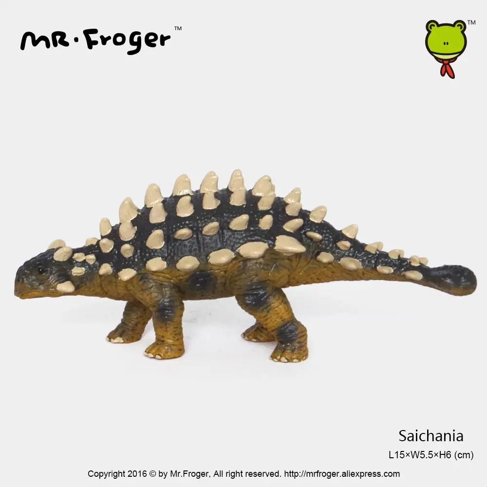 Mr.Froger Saichania модель игрушки динозавр Юрского периода милый зоопарк пластиковый