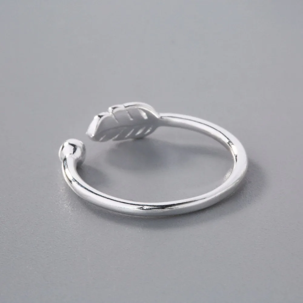 Chandler Feather Charm Rings Adjustable Full Finger Toe Bague For Women Simple Casual Homme Luxury Accessary|ring adjustable|charm ringfull finger |