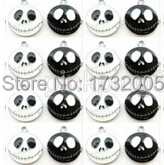 

New 50 Pcs Mixed The Nightmare Before Christmas Jack Head Charm Pendants DIY Jewelry Making Free Shipping MB0442