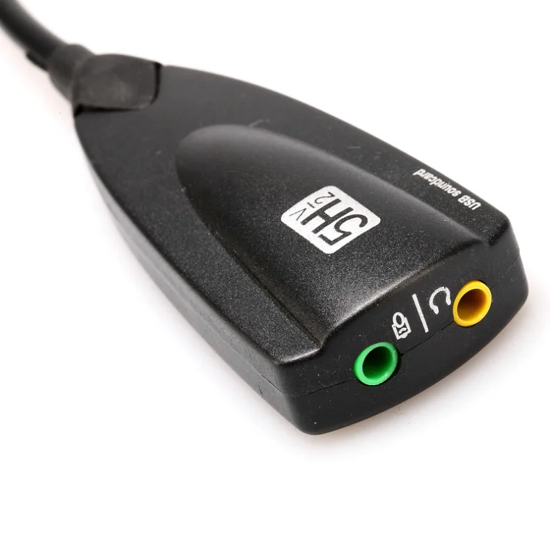 USB звуковая карта 7 1 адаптер 5HV2 3D Звуковая гарнитура внешняя дорожка с на CH