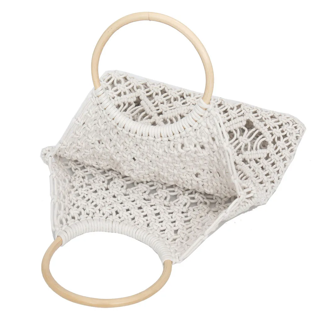 Xiniu женские сумки из ротанга модные соломенные тканые одноцветные Дикие полые