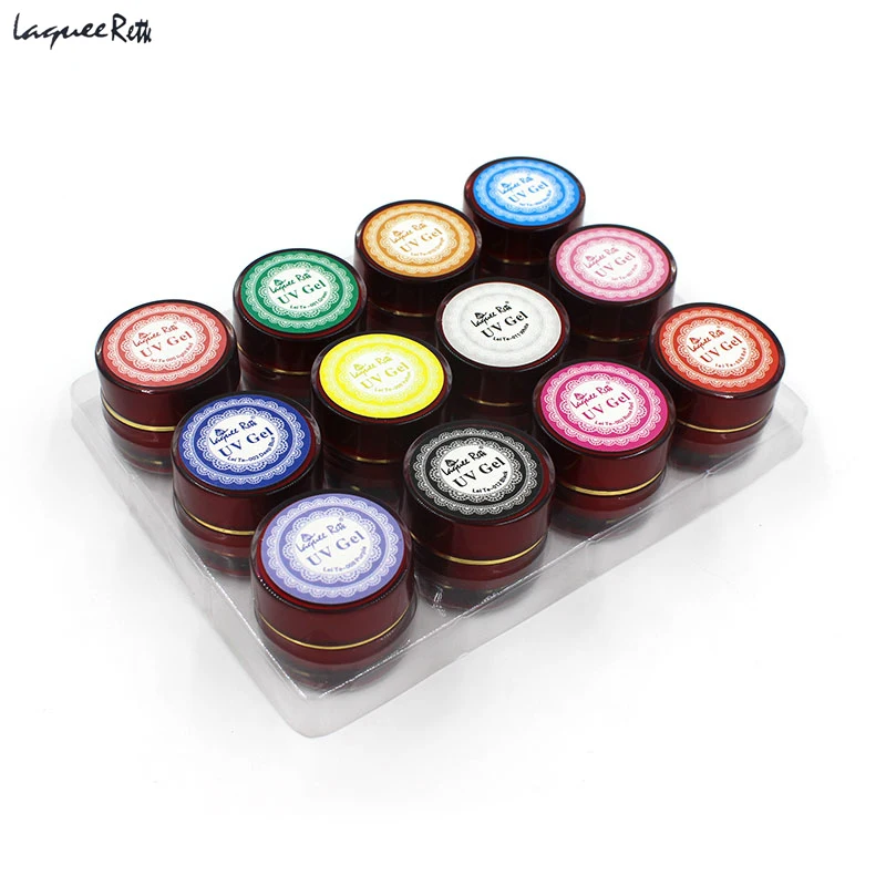 Гель лак для наращивания ногтей 12 чистых цветов|gel builder|uv gel builderuv |