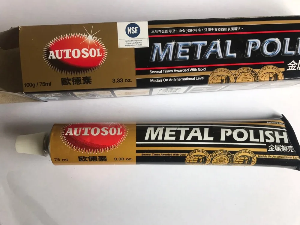 AutoSol металлическая полировка для хромированных алюминиевых металлических стальных автомобилей