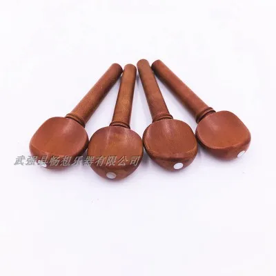 4 шт/один набор натуральных jujube 4/4 скрипка, красивый белый круг украшения