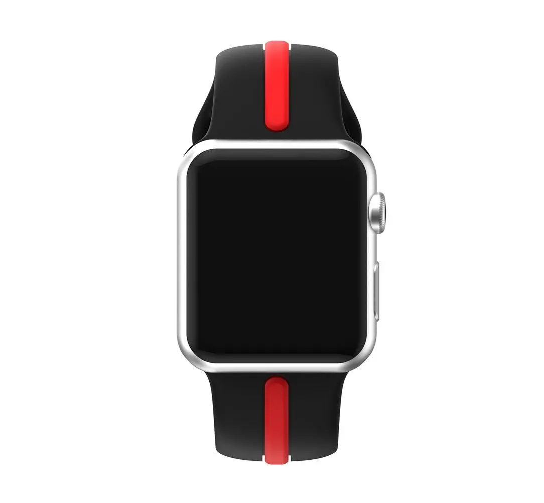 Силиконовый ремешок JANSIN для apple watch series 5 4 3 2, спортивный ремешок для iwatch 38 мм/42 мм/40 мм/44 мм, цветной ремешок для замены